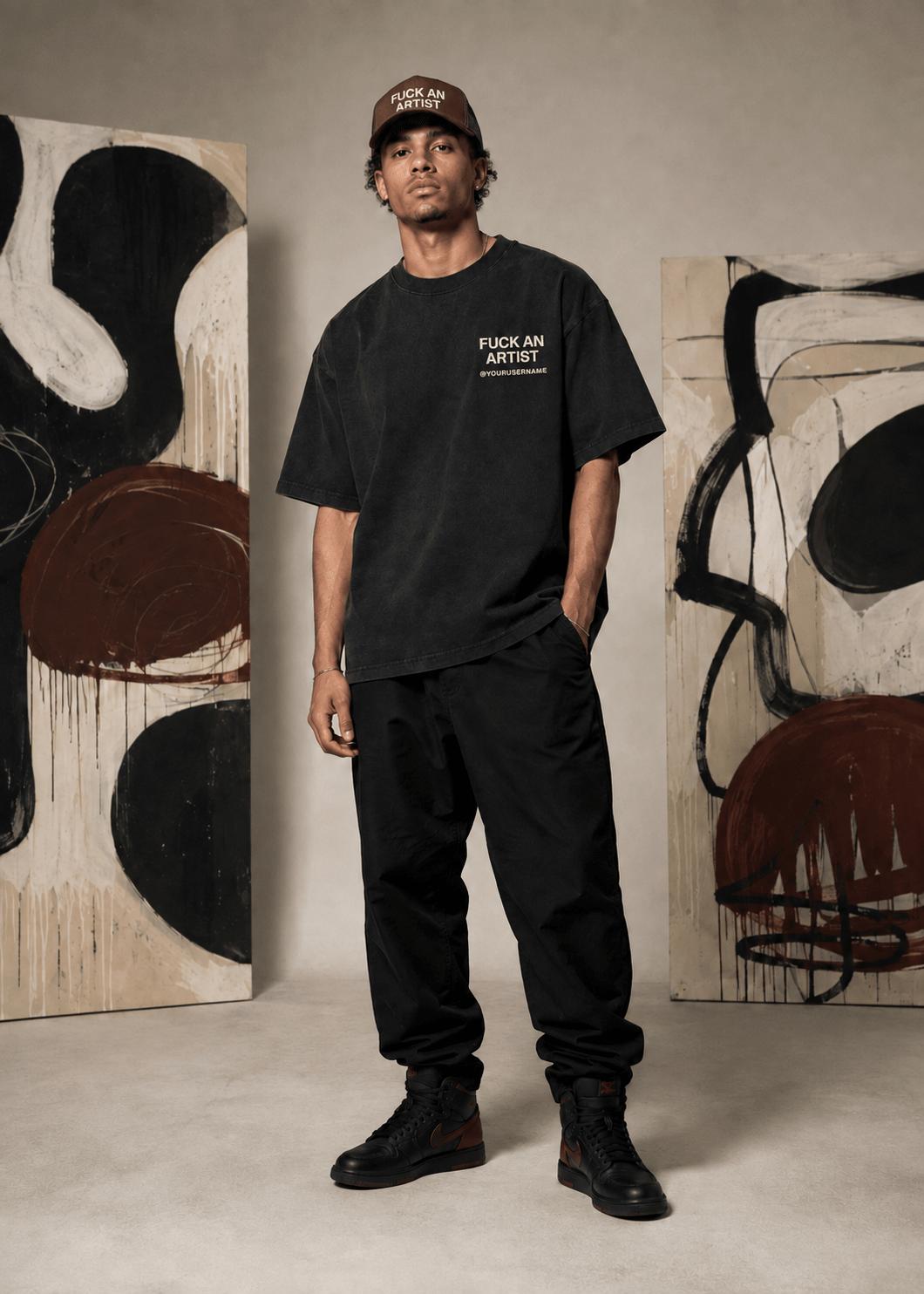 Quiet Power Tee - Fuck An Artist Network
