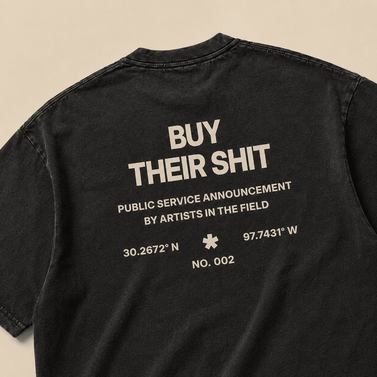 Quiet Power Tee - Fuck An Artist Network